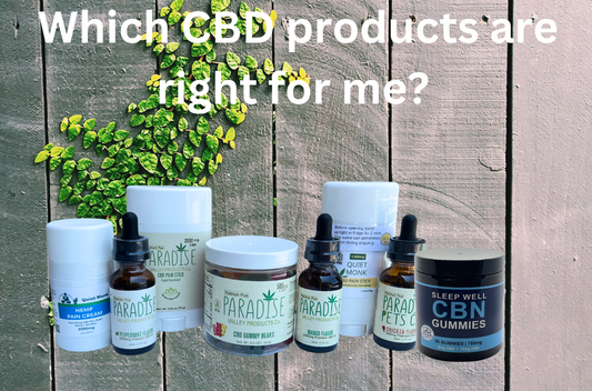 What Paradise Valley CBD Products Are Right for Me? Blog