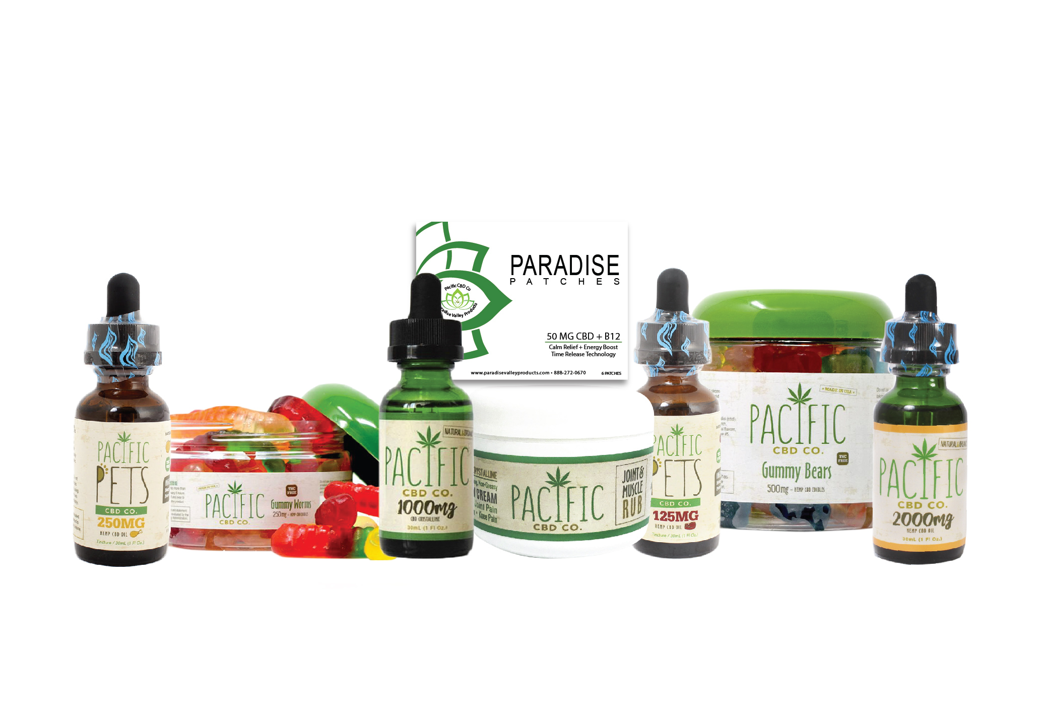 Paradise Valley Products Pacific CBD Co Products