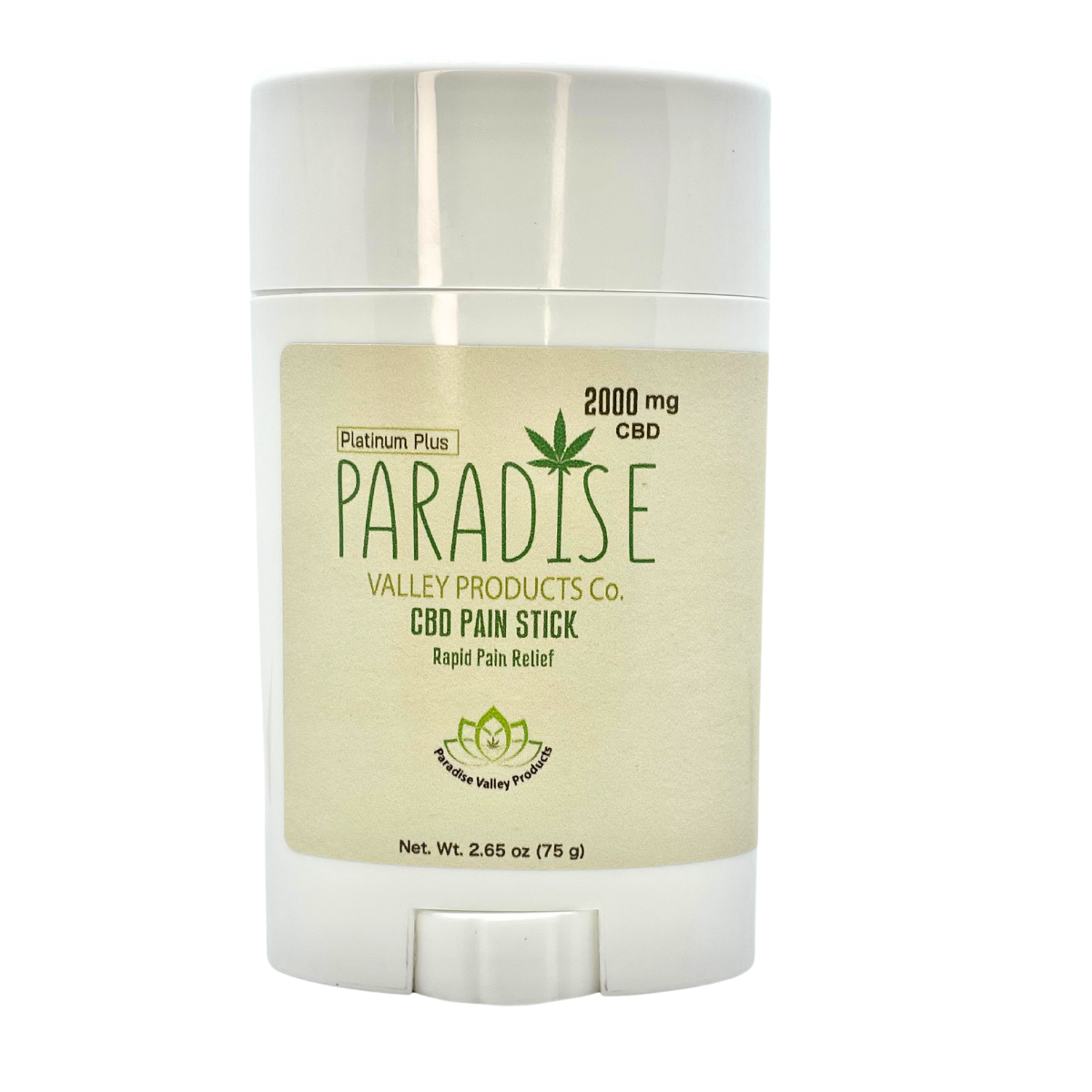 CURRENTLY BACKORDERED 5/28/2025 Paradise Valley Products 2000mg CBD Topical Recovery Stick