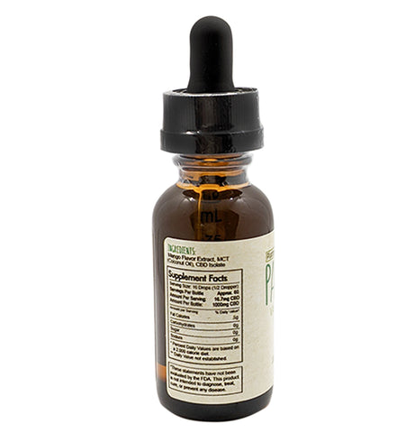 NEW FLAVOR! Paradise Valley Products Platinum Plus 1000mg Mango CBD Oil Drops