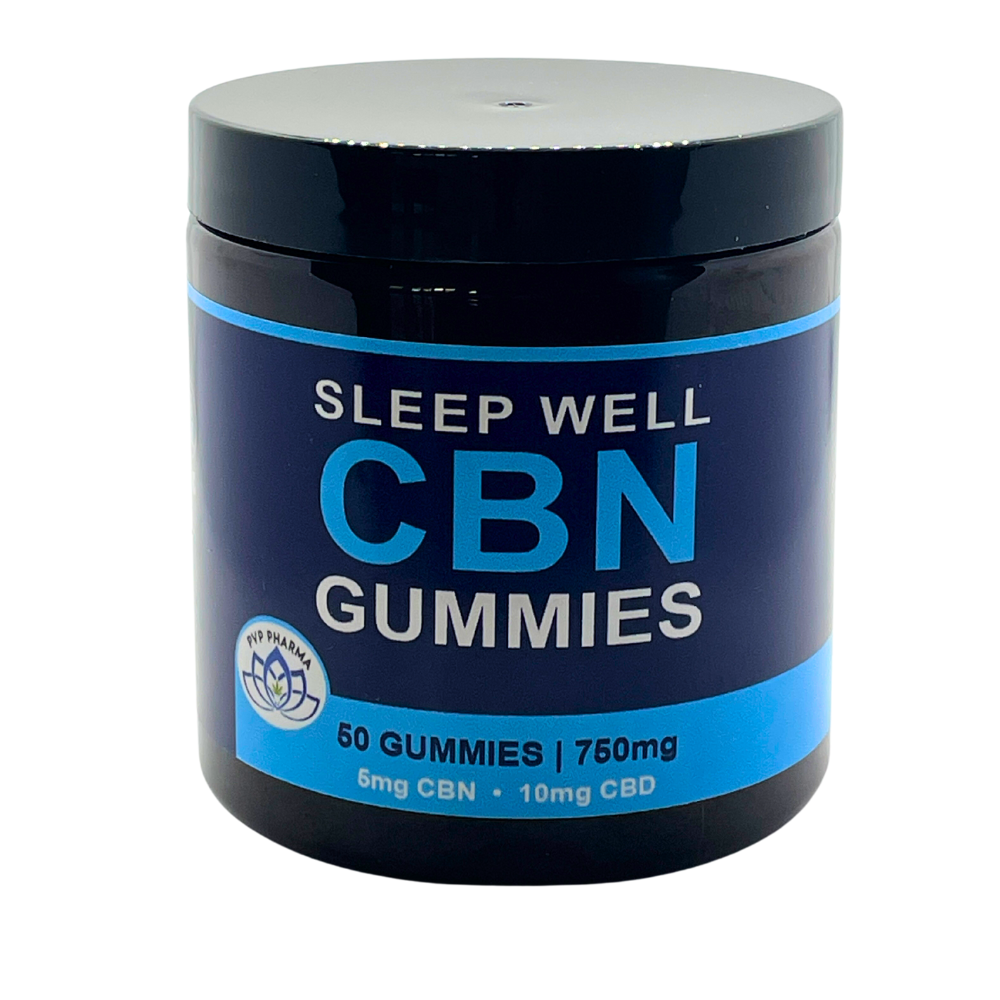 PVP Pharma Sleep Well Gummies.  Get a restful nights  sleep with CBD and CBN gummies.  CBD for sleep is natures miracle for insomnia.