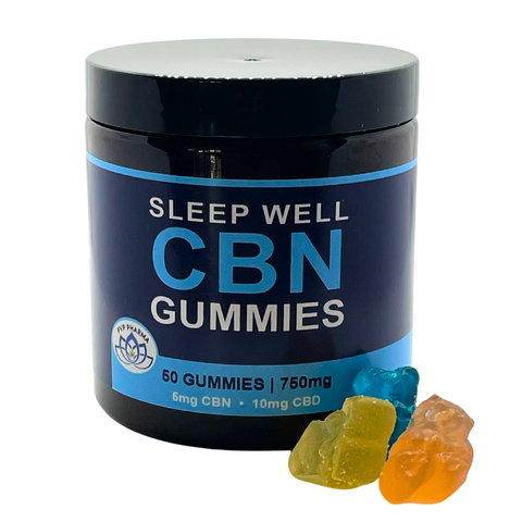 CBD gummy bears for sleep.  PVP Pharma CBD CBN gummies helps with sleep issues.  Buy CBD sleep gummies at Paradise Valley Products.