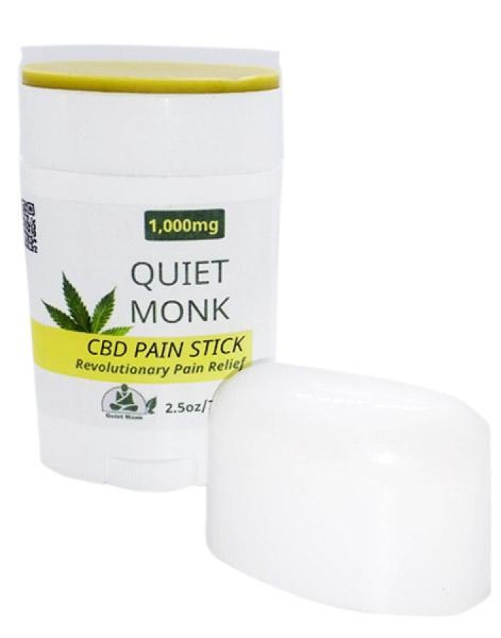 Paradise Valley Products Quiet Monk 1000mg CBD Rapid Cooling Pain Stick for Pain and Soreness.  Easy to use 1000mg Broad Spectrum  CBD in an easy to use stick application.  Great CBD pain relief for those hard to reach places.  Buy CBD Pain Relief.