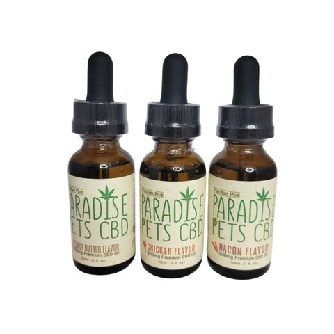 New Platinum Plus Paradise Pets Cbd 300Mg Oil Peanut Butter Flavor